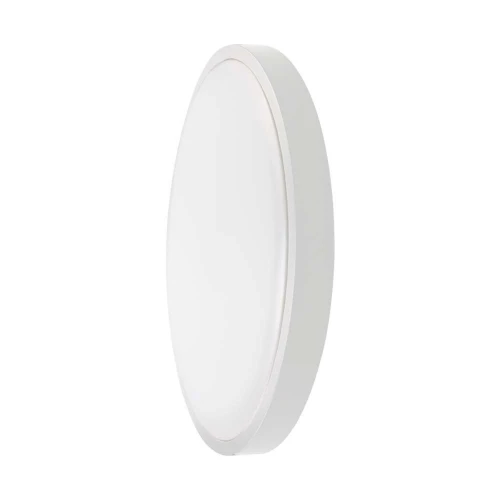 36W LED taklampe - IP44, Ø35cm, høyde: 6,1cm, hvit kant