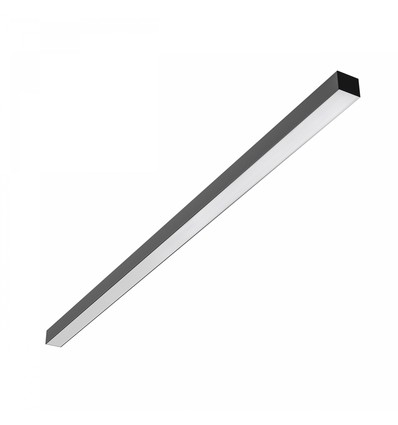 120cm Kontorlampe, Justerbar Watt og CCT - 3 lysfarger, 20W/30W/40W, UGR19, 5 års garanti