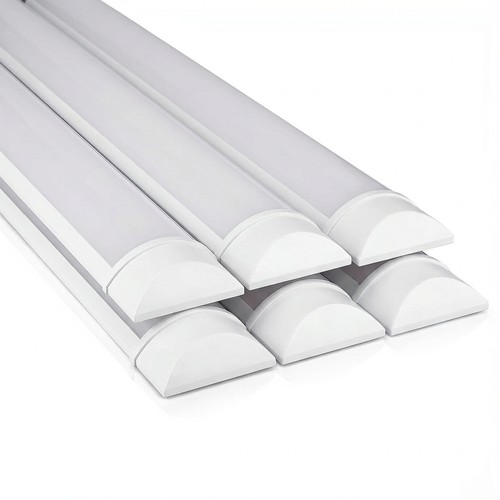 6x V-Tac 50W slim LED armatur - 150 cm, 3 års produsentgaranti, 230V
