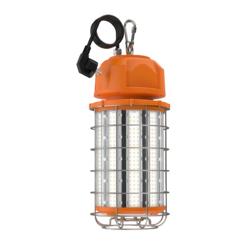 150W Arbeidslys LED med karabin og 5m ledning - 5000K, Schuko-støpsel