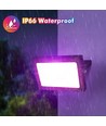 50W RGB lyskaster - Arbeidslampe, IP66