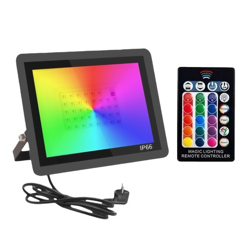 30W RGB lyskaster - Arbeidslampe, IP66