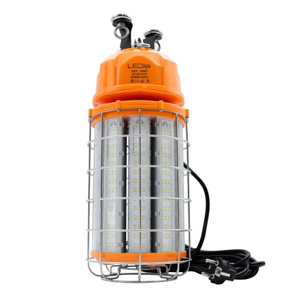 150W Arbeidslys LED med magnet og 5m ledning - 5000K, schuko-støpsel, magnetmontering