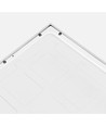 60x60 LED-panel, 28W - 5000K, bakbelyst, hvit kant
