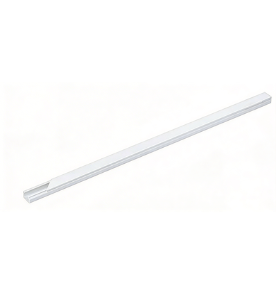 15x10 Kabelkanal med skruehull - Hvit, 15x10mm, Lengde 2m