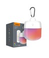 Oppladbar LED-lampe RGBW - Magnetisk & USB-C, inkl. fjernkontroll & karabinkrok