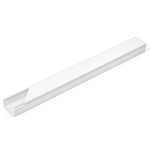 40x25 Kabelkanal med tape - Hvit, 40x25mm, Lengde 2m