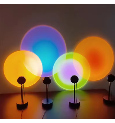 Solnedgang projektør med Bluetooth - Inkl. fjernkontroll, 5V USB-A