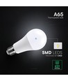 A65 VT-2015 LED 15W E27 - plastpære, Cree-chip, 6500K, 200°, 6 års garanti