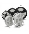 5m 230V RA93 vanntett HiCri slim COB strip - Inne/Ute, IP67, 296 LED, 10W/m, tape på baksiden