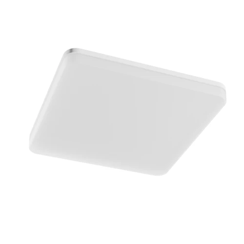 40W Taklampe, Justerbar Watt og CCT - 3 lysfarger, IP44, 33 x 33cm Firkantet