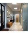 330x330 Nymphea Fusion taklampe 20/30/40W - CCT, IP44, hvit