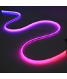 5m RGBIC Neon LED-strip - 15 cm ledning, 10W/m, 576 LED pr. meter, 24V, IP67
