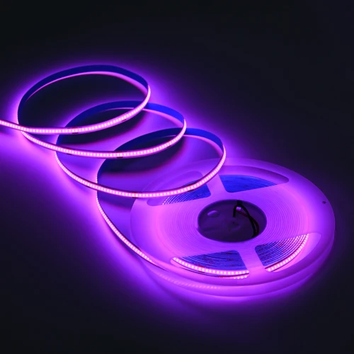 10m 9W/m Rosa COB-LED-stripe - 24V DC, IP20, 320 LED/m