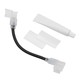 15 cm vanntett skjøtestykke til 230V LED-strip (Slim COB) - Perfekt til hjørner