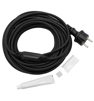 Vanntett kontakt til 230V LED-strip (Slim COB) - 10 meter, inkl. endestykke, 230V