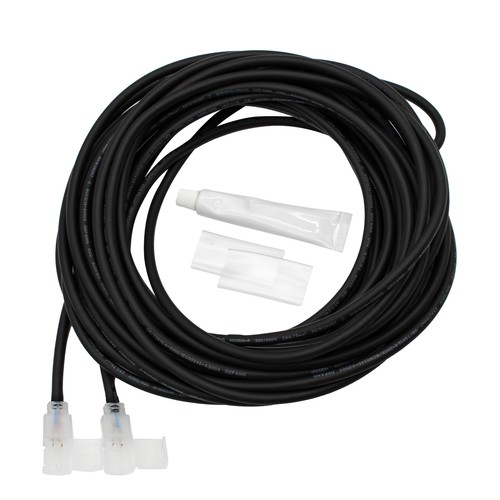 12 m vanntett mellomstykke til 230V LED-strip (Slim COB) - Perfekt til porter og grinder, 230V
