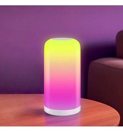 RGBIC+CCT LED bord/nattlampe - Hvit, touch-styring, IP20 innendørs