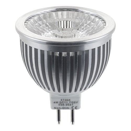 GU5.3 4W LED-pære - 12-30V, 325lm, 38°, MR16, 2700K