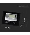 V-Tac 200W solcelle LED-flomlys - 40W solcellepanel, 6000K, IP65