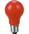 E27 1W LED filamentpære - A60, Rød, Party Colour Premium