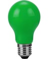 E27 1W LED filamentpære - A60, Grønn, Party Colour Premium