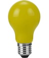 E27 1W LED filamentpære - A60, gul, Party Colour Premium