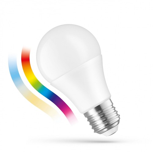 E27 8,5W Smart Home LED-pære - A60, RGBW+CCT, Bluetooth, Easy Smart