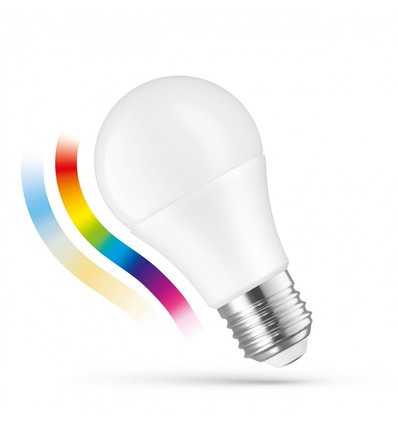 E27 8,5W Smart Home LED-pære - A60, RGBW+CCT, Bluetooth, Easy Smart