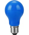E27 1W LED filamentpære - A60, blå, Party Colour Premium