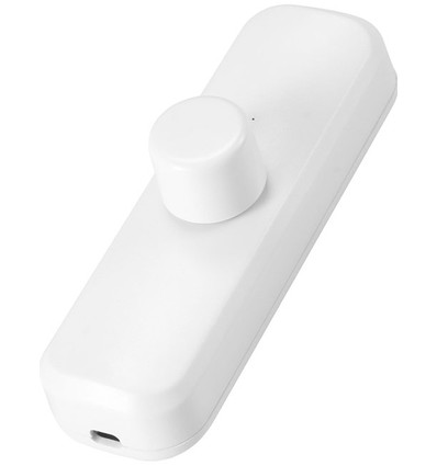 Ledningsdimmer for LED, 0-25W - Bakkantdimmer, hvit vribryter