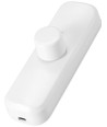 Ledningsdimmer for LED, 0-25W - Bakkantdimmer, hvit vribryter