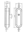 Hvit ledningsdimmer for LED, 0-50W - Bakkantdimmer for ledning, hvit