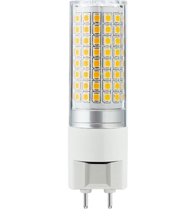 G12 11cm / 18W dimbar LED-pære - 2100lm, 4000K, klart glass