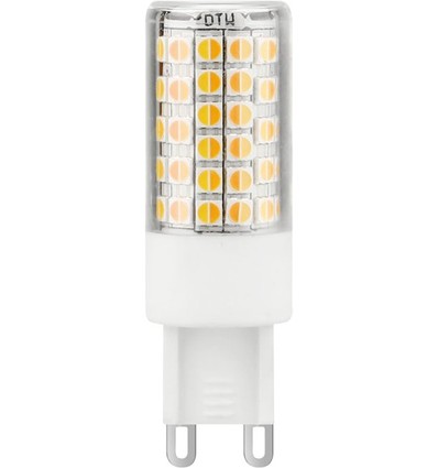 G9 5W DimToWarm LED-pære - 450lm, 2200-3000K, dimbar, klar, 5,7cm