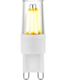 G9 2W dimbar LED-pære - Filament, 5,2cm, 2700K, klart glass