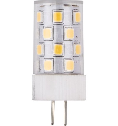 G4 3W dimbar LED-pære, 12V - 300lm, T17, 2700K, klart glass