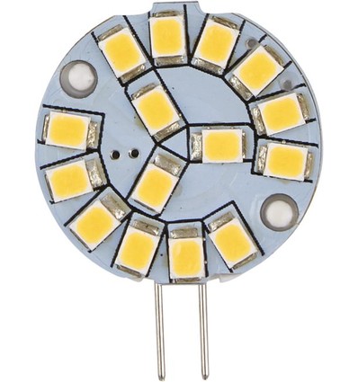 G4 1,8W LED Disc-pære, 12V - 220lm, 2700K, AC/DC