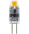 G4 1,1W LED-pære, 12V - 80lm, COB, dimbar, 2200K, klart glass