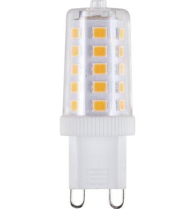 G9 3W LED-pære - 320lm, 5cm, klart glass, 2700K