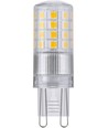 G9 4W LED-pære - 3-trinns dimbar, 470lm, 5,5cm, klart glass