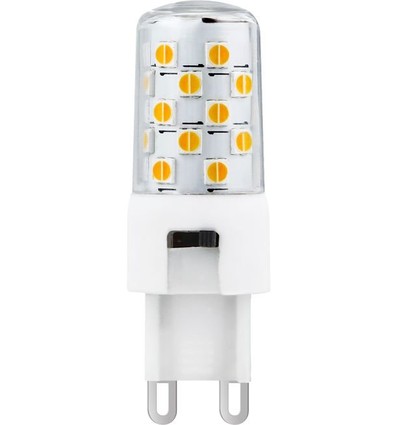 G9 3,4W dimbar LED pære - 350lm, RA90, CCT switch, 5,5cm, klart glass