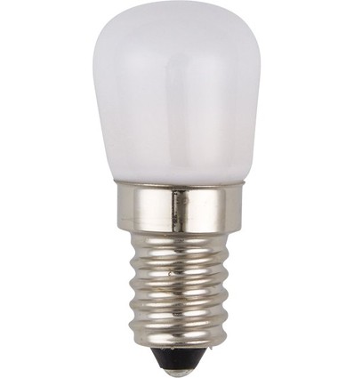 E14 2W LED rørpære - 5,2cm, opalt glass, 3000K