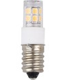 E14 2W LED rørpære - 4,7cm, 270lm, 2700K, klart glass