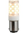 BA15d 3,5W LED-rør - 5,2cm, 380lm, klart glass, 3000K