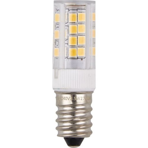 E14 3,5W dimbar LED-pære - 5,3cm, 2700K, klar, Triac-dimbar