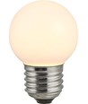 E27 2W LED kronepære - G45, 100lm, opalt glass, 3000K