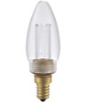 E14 2,5W dimbar LED vintagepære - C35, 2000K, klart glass, 65lm