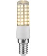 E14 7W dimbar LED rørpære - 8,2cm, 806lm, 2700K, klart glass