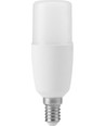 E14 5W LED rørpære, 10,8cm - 95-265V, 640lm, opalt glass